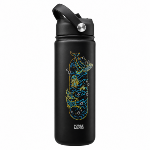 Manta Madness Thermos Bottle – 500 ml (18 oz) with Sipper Lid