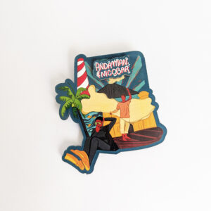 Andaman & Nicobar themed Fridge Magnet Souvenir