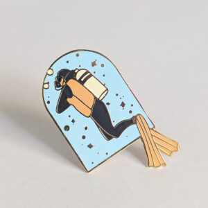 First Breath Underwater - Enamel Pin / Badge