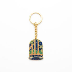 Andaman Dairies Metal Enamel Keychain