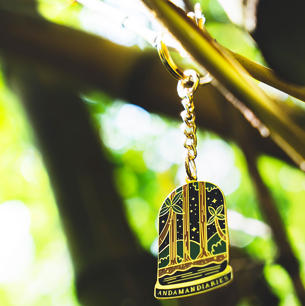 Andaman Dairies - Metal Enamel Keychain - Image 5