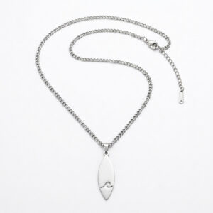 Catch the Wave ~ Surfboard Neckpiece - Anti-tarnish | Unisex