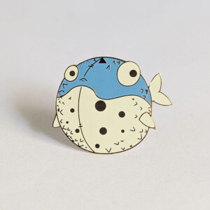 Puffedup Lover - Metal Enamel Pin | Badge by Purple Manta