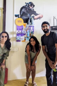 Purple Manta Founders - Prachi, Manasa, Mouni