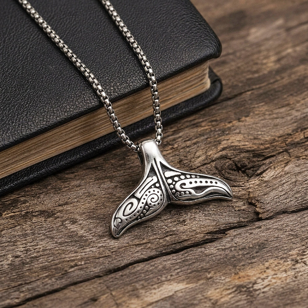Whale Tail Neckpiece - Anti-Tarnish | Unisex - Image 2