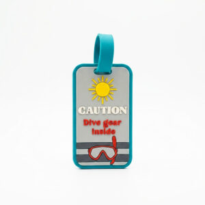 Dive Junkie Silicon Luggage Tag